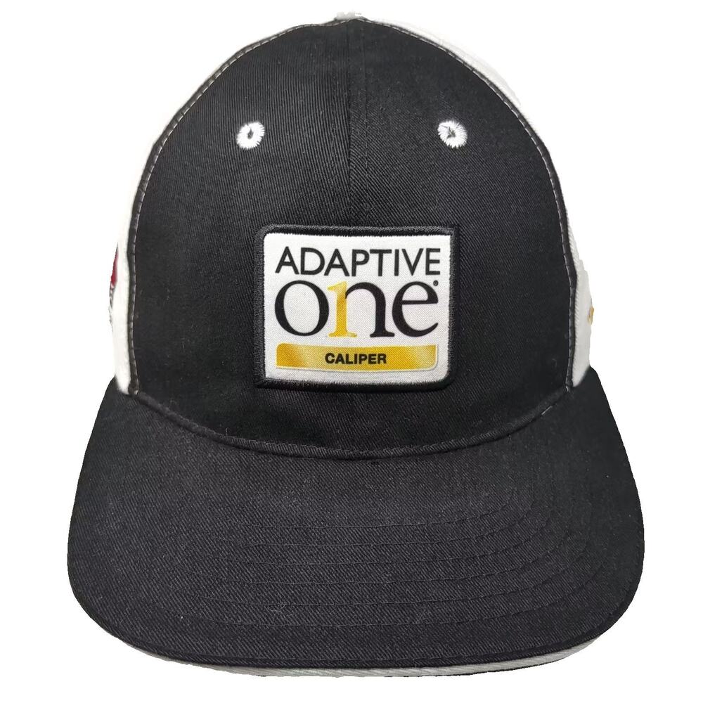 Adaptive One Napa Racing Bmr Bbb Industries Snapback Hat Black White One Size